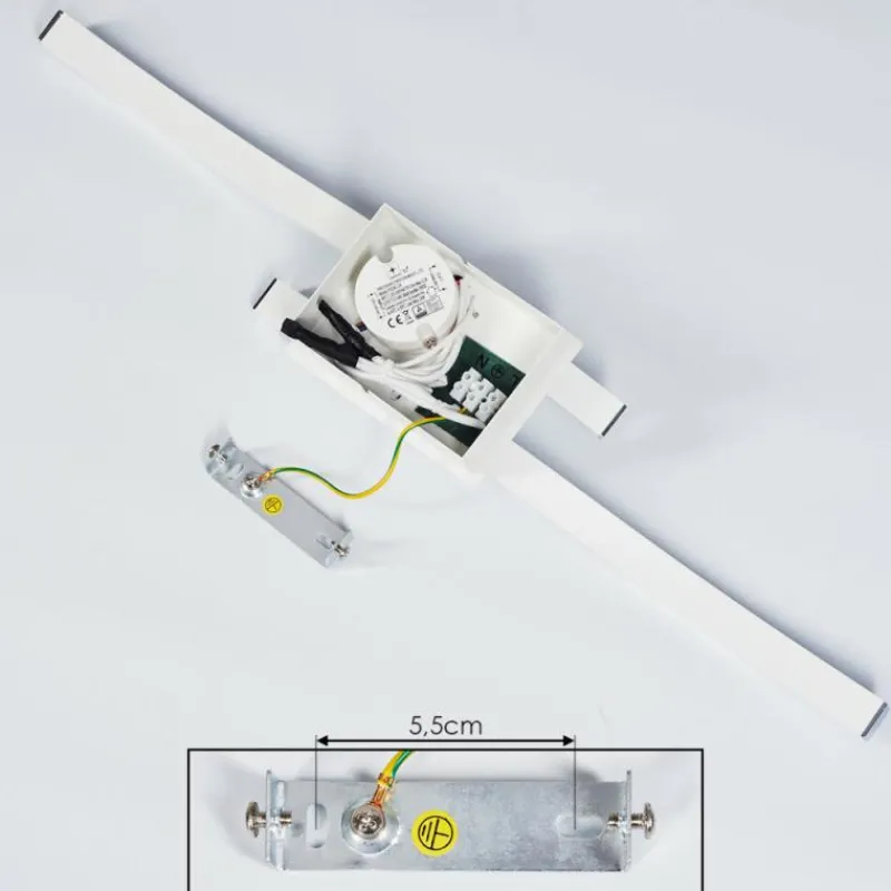 hofstein Plafonnier Letala LED Blanc, 2 lumières* Éclairage Led