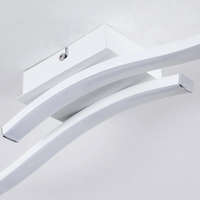 hofstein Plafonnier Letala LED Blanc, 2 lumières* Éclairage Led