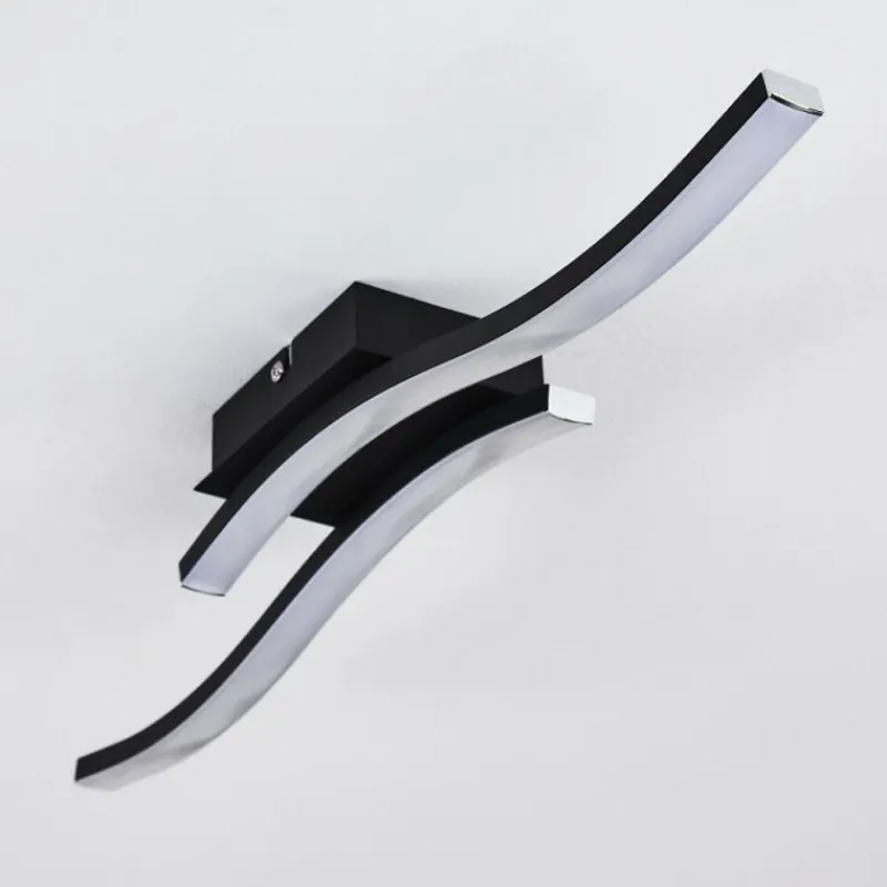 hofstein Plafonnier Letala LED Noir, 2 lumières