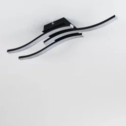 hofstein Plafonnier Letala LED Noir, 3 lumières