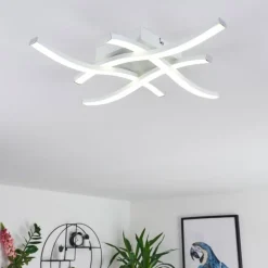 hofstein Plafonnier Letala LED Noir, 4 lumières