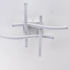 hofstein Plafonnier Letala LED Noir, 4 lumières