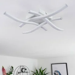 hofstein Plafonnier Letala LED Noir, 4 lumières