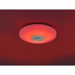 Luminaires Leuchten Direkt Plafonnier Leuchten Direkt PELVO LED Blanc, 1 lumière, Télécommandes, Changeur de couleurs* Éclairage Led