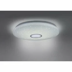 Luminaires Leuchten Direkt Plafonnier Leuchten Direkt JONAS LED Blanc, 1 lumière, Télécommandes* Éclairage Led