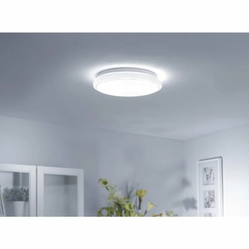 Luminaires Leuchten Direkt Plafonnier Leuchten Direkt JUPITER LED Blanc, 1 lumière, Télécommandes* Éclairage Led
