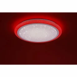 Luminaires Leuchten Direkt Plafonnier Leuchten Direkt LUISA LED Blanc, 1 lumière, Télécommandes, Changeur de couleurs* Éclairage Led