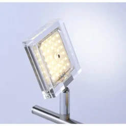 Luminaires Leuchten Direkt Plafonnier Leuchten Direkt Tony LED Chrome, Nickel mat, 2 lumières* Spots Et Projecteurs