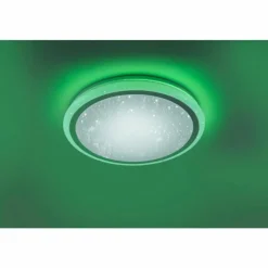 Luminaires Leuchten Direkt Plafonnier Leuchten Direkt Luisa LED Blanc, 2 lumières, Télécommandes, Changeur de couleurs* Éclairage Led