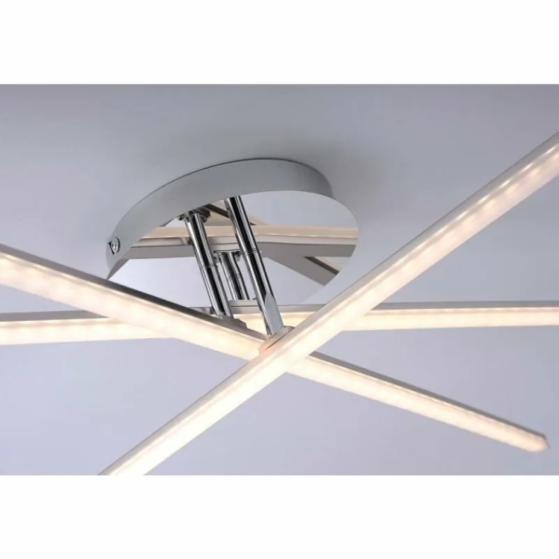 Luminaires Leuchten Direkt Plafonnier Leuchten Direkt Simon LED Chrome, 3 lumières* Éclairage Led