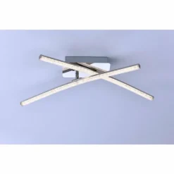 Luminaires Leuchten Direkt Plafonnier Leuchten Direkt Simon LED Chrome, 2 lumières* Éclairage Led