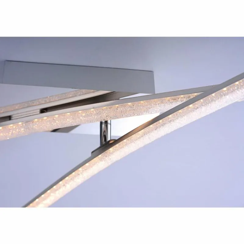 Luminaires Leuchten Direkt Plafonnier Leuchten Direkt Simon LED Chrome, 2 lumières* Éclairage Led