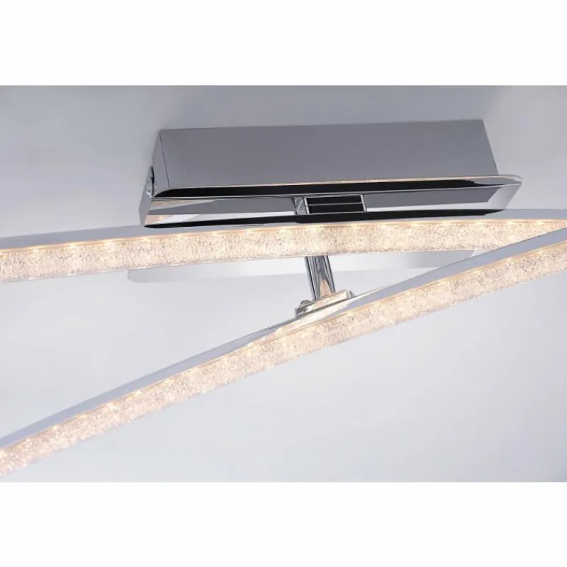 Luminaires Leuchten Direkt Plafonnier Leuchten Direkt Simon LED Chrome, 2 lumières* Éclairage Led