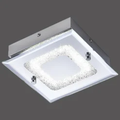 Luminaires Leuchten Direkt Plafonnier Leuchten Direkt LISA LED Chrome, 1 lumière