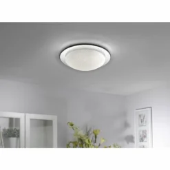 Luminaires Leuchten Direkt Plafonnier Leuchten Direkt SKYLER LED Chrome, 1 lumière* Éclairage Led