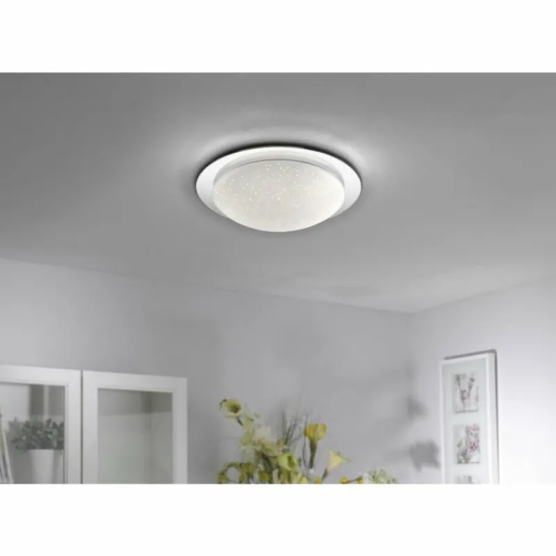 Luminaires Leuchten Direkt Plafonnier Leuchten Direkt SKYLER LED Chrome, 1 lumière* Éclairage Led