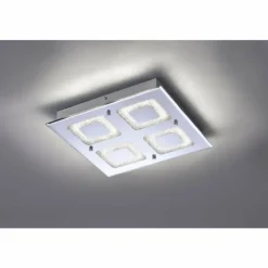 Luminaires Leuchten Direkt Plafonnier Leuchten Direkt LISA LED Chrome, 1 lumière