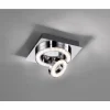 Luminaires Leuchten Direkt Plafonnier Leuchten Direkt TIM LED Chrome, 2 lumières