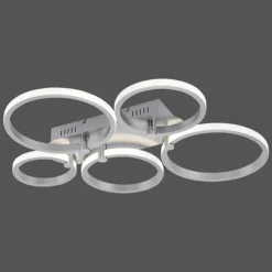 Luminaires Leuchten Direkt Plafonnier Leuchten Direkt Johanna LED Acier inoxydable, 5 lumières* Éclairage Led