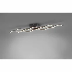 Luminaires Leuchten Direkt Plafonnier Leuchten Direkt Wave LED Noir, 3 lumières* Éclairage Led