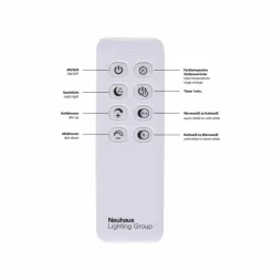 Luminaires Leuchten Direkt Plafonnier Leuchten Direkt IVEN LED Acier inoxydable, 2 lumières, Télécommandes* Éclairage Led