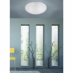 Luminaires Leuchten Direkt Plafonnier Leuchten Direkt SKYLER LED Blanc, 1 lumière, Détecteur de mouvement