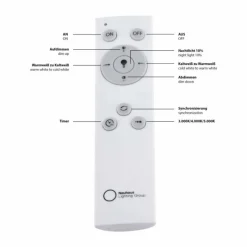 Luminaires Leuchten Direkt Plafonnier Leuchten Direkt FRIDA LED Transparent, 1 lumière, Télécommandes* Éclairage Led