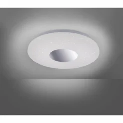 Luminaires Leuchten Direkt Plafonnier Leuchten Direkt LAVINIA LED Chrome, 1 lumière