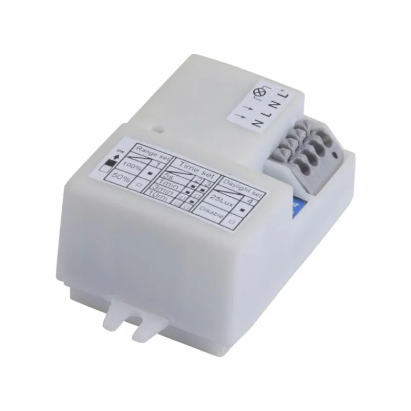 Luminaires Rustiques-Luminaires Leuchten Direkt Plafonnier Leuchten Direkt FLEET LED Blanc, 1 lumière, Détecteur de mouvement