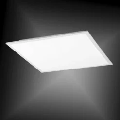 Luminaires Leuchten Direkt Plafonnier Leuchten Direkt Ls-FLAT LED Blanc, 1 lumière, Télécommandes, Changeur de couleurs
