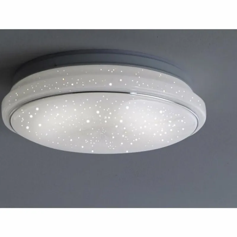 Luminaires Leuchten Direkt Plafonnier Leuchten Direkt Ls-JUPI LED Blanc, 1 lumière, Télécommandes, Changeur de couleurs