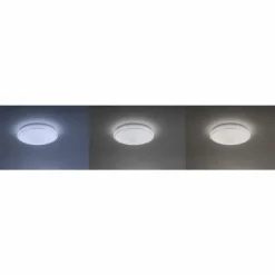 Luminaires Leuchten Direkt Plafonnier Leuchten Direkt Ls-JUPI LED Blanc, 1 lumière, Télécommandes, Changeur de couleurs