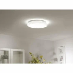 Luminaires Leuchten Direkt Plafonnier Leuchten Direkt Ls-JUPI LED Blanc, 1 lumière, Télécommandes, Changeur de couleurs