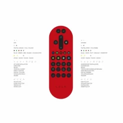 Luminaires Leuchten Direkt Plafonnier Leuchten Direkt Ls-FRIDA LED Transparent, 1 lumière, Télécommandes, Changeur de couleurs