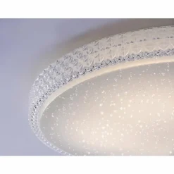 Luminaires Leuchten Direkt Plafonnier Leuchten Direkt Ls-FRIDA LED Transparent, 1 lumière, Télécommandes, Changeur de couleurs