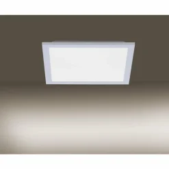 Luminaires Leuchten Direkt Plafonnier Leuchten Direkt FLAT LED Argenté, 1 lumière, Télécommandes* Éclairage Led