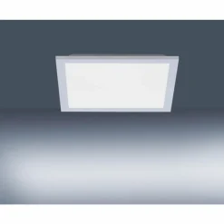 Luminaires Leuchten Direkt Plafonnier Leuchten Direkt FLAT LED Argenté, 1 lumière, Télécommandes* Éclairage Led