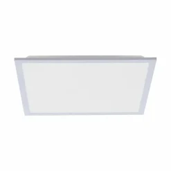 Luminaires Leuchten Direkt Plafonnier Leuchten Direkt FLAT LED Argenté, 1 lumière, Télécommandes* Éclairage Led