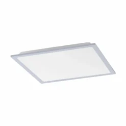 Luminaires Leuchten Direkt Plafonnier Leuchten Direkt FLAT LED Argenté, 1 lumière, Télécommandes* Éclairage Led