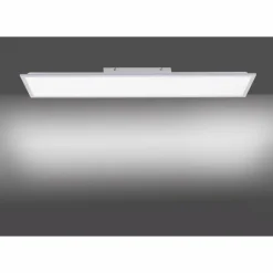 Luminaires Leuchten Direkt Plafonnier Leuchten Direkt FLAT LED Argenté, 1 lumière, Télécommandes* Éclairage Led