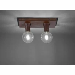 Lampes Industrielles-Luminaires Leuchten Direkt Plafonnier Leuchten Direkt TURN ME Rouille, 2 lumières