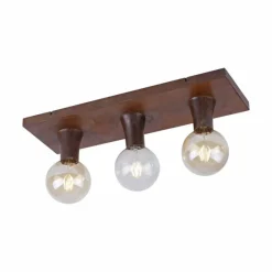 Lampes Industrielles-Luminaires Leuchten Direkt Plafonnier Leuchten Direkt TURN ME Rouille, 3 lumières