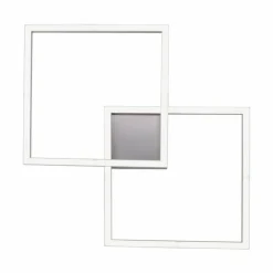 Luminaires Leuchten Direkt Plafonnier Leuchten Direkt Ls-MAXI LED Acier inoxydable, 2 lumières, Télécommandes, Changeur de couleurs