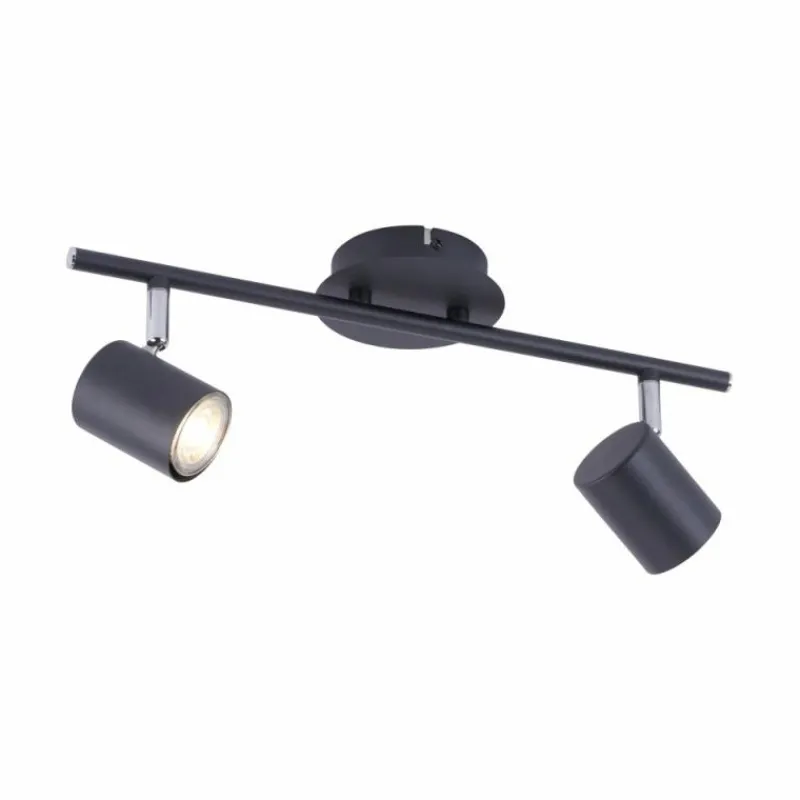 Luminaires Leuchten Direkt Plafonnier Leuchten Direkt TARIK LED Noir, 2 lumières* Éclairage Led