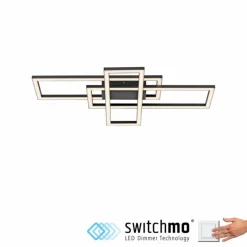 Luminaires Leuchten Direkt Plafonnier Leuchten Direkt IVEN LED Noir, 1 lumière* Éclairage Led