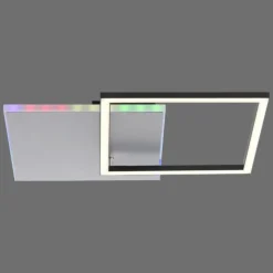 Luminaires Leuchten Direkt Plafonnier Leuchten Direkt RENDA LED Argenté, 2 lumières, Télécommandes, Changeur de couleurs* Éclairage Led