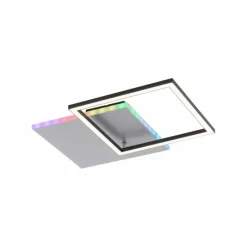 Luminaires Leuchten Direkt Plafonnier Leuchten Direkt RENDA LED Argenté, 2 lumières, Télécommandes, Changeur de couleurs* Éclairage Led
