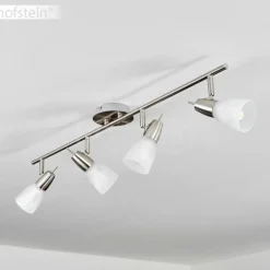 Luminaires Leuchten Direkt Plafonnier Leuchten Direkt JULIA Acier inoxydable, 4 lumières