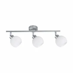 Luminaires Leuchten Direkt Plafonnier Leuchten-Direkt LOTTA Argenté, 3 lumières