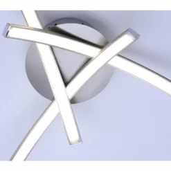 Luminaires Leuchten Direkt Plafonnier Leuchten-Direkt VALERIE LED Acier inoxydable, 3 lumières* Éclairage Led